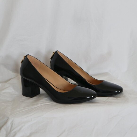 Michael Kors 2.5 inch Black Pumps Mira Flex Mid Women's Size 7.5 M - Picture 2 of 6